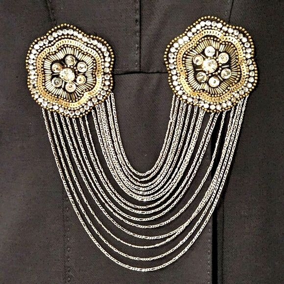 Alexander McQueen 2007 Vintage Black Wool Blend Tuxedo Style Long Coat Dress - Picture 5 of 16